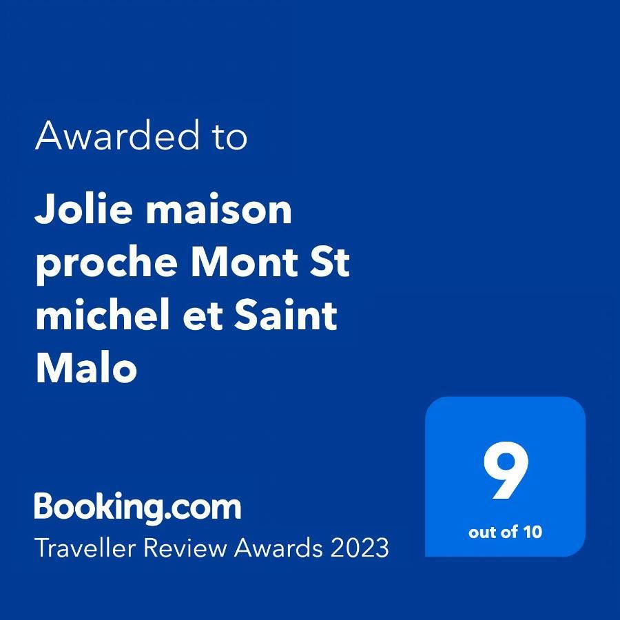 Jolie Maison Proche Mont St Michel Et Saint Malo 滨海勒维维耶 外观 照片